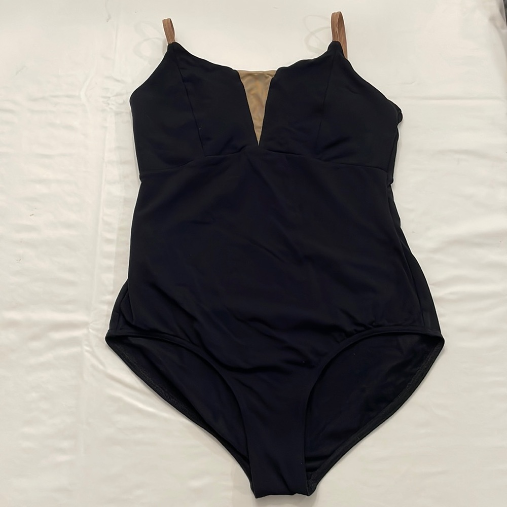 Nikolay Womens “Charlotte” Mesh front camisole ballet leotard